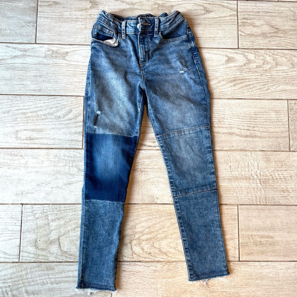 Gap jeans, girls size 10, stretch high rise jegging style